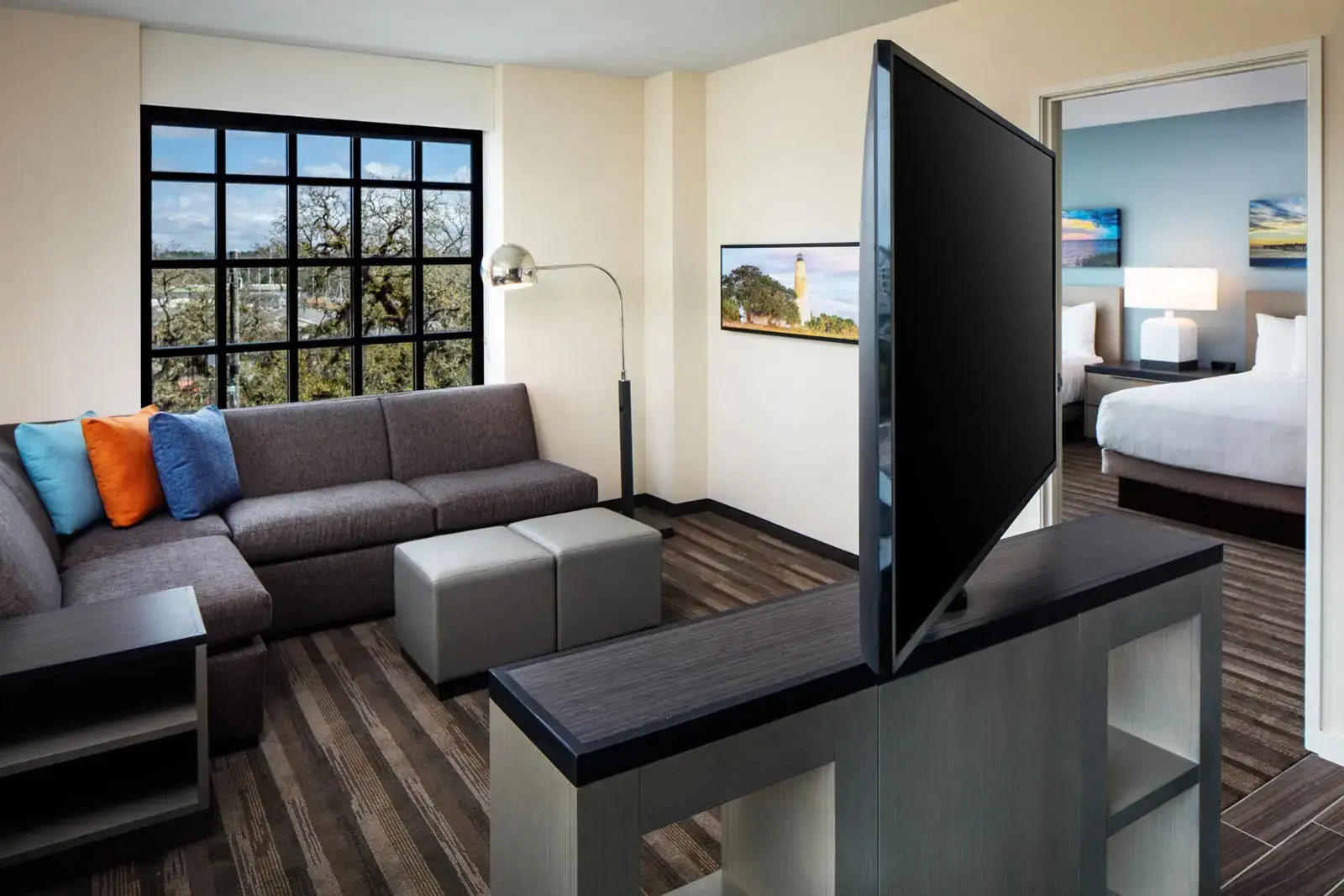 Hyatt House Tallahassee Capitol-University, FL photography by Greg Ceo Image editing by Valentin Sivyakov